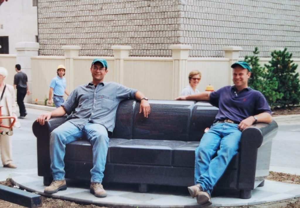 Granite couch install